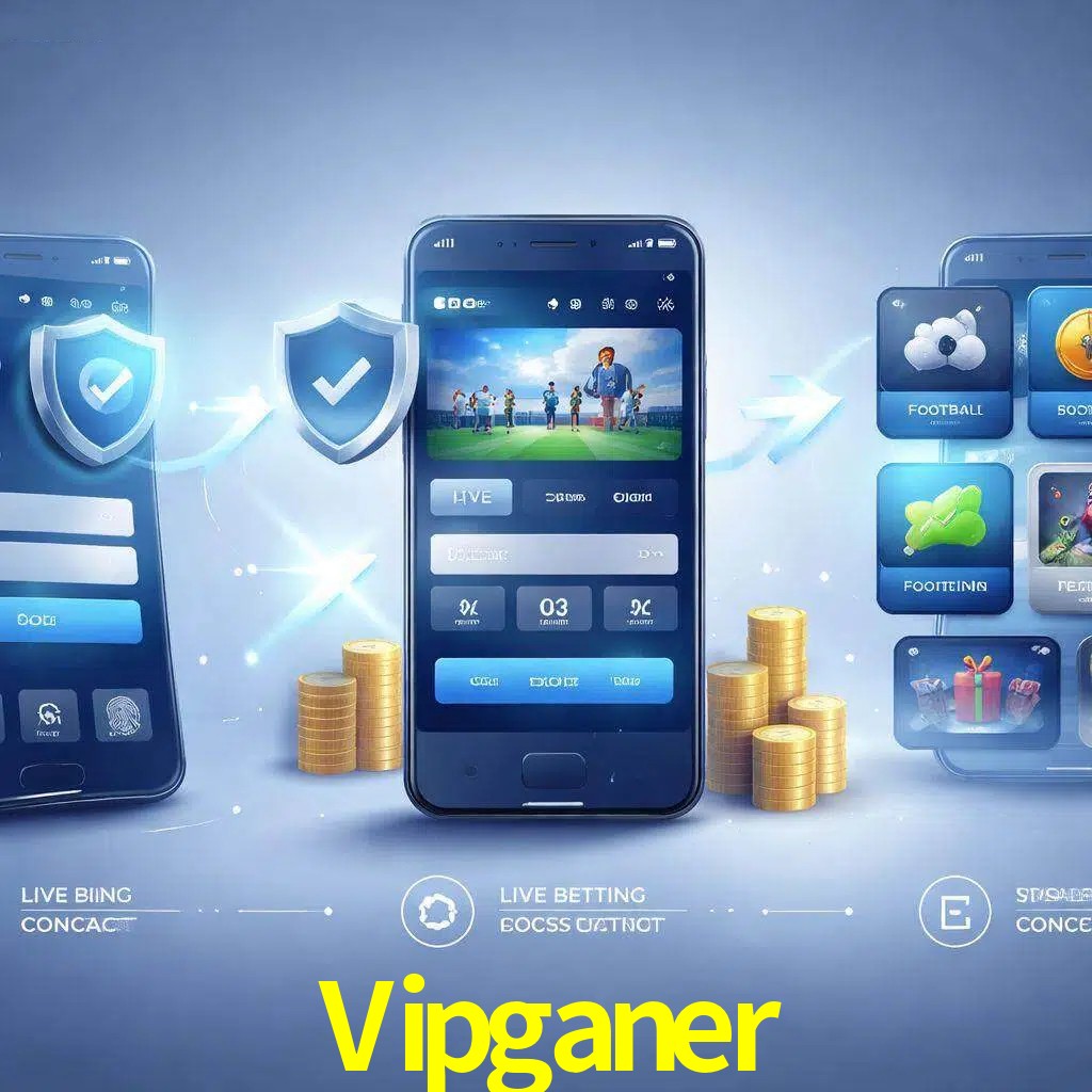 Pasos de acceso a la app Vipganer en pantalla de teléfono móvil